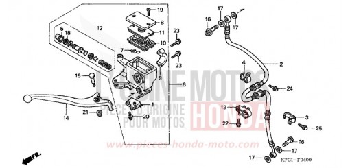 MAITRE-CYLINDRE FREIN AV. FES2505 de 2005